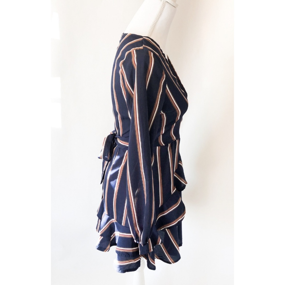 SURPLICE MINI DRESS - Picture 5 of 8